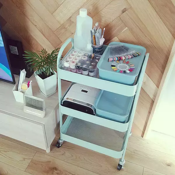 「生活に取り入れて毎日を快適に◎RoomClipショッピングで買えるワゴン活用術」の画像