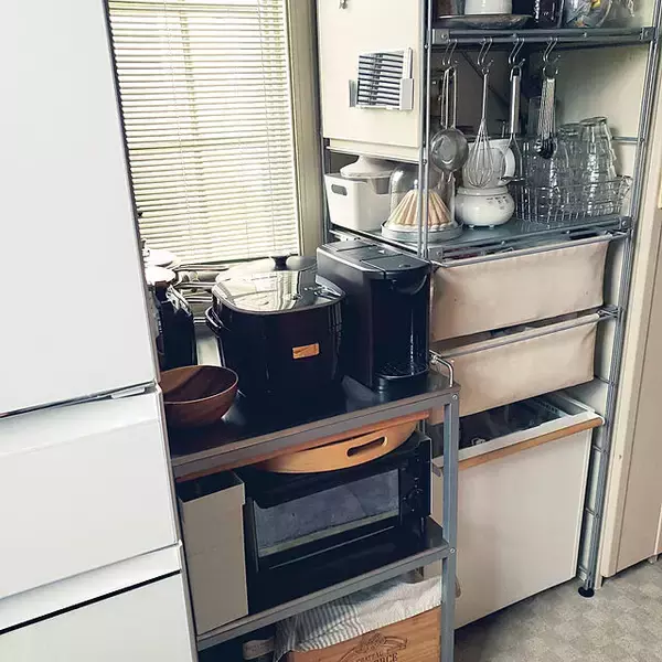 「生活に取り入れて毎日を快適に◎RoomClipショッピングで買えるワゴン活用術」の画像