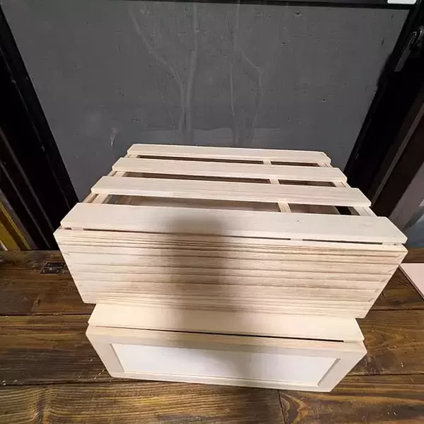 「「スノコ活用！使い勝手の良い、蓋つき木箱のつくり方」 by mori_6_12さん」の画像