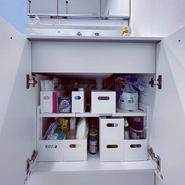 扉タイプ・引き出しタイプもスッキリ整理整頓！参考にしたい洗面台下収納