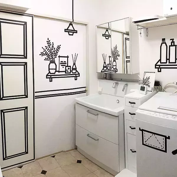 「マスキングテープで自由に描く！驚きのマステアート実例10選」の画像