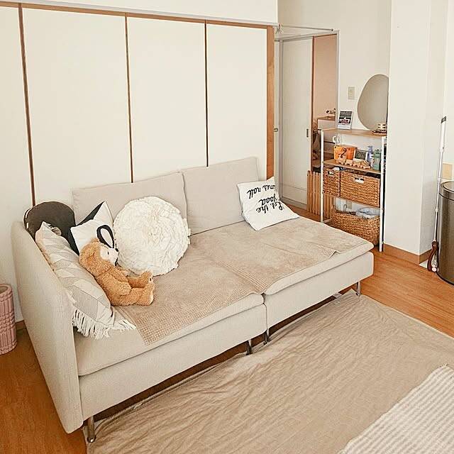 くつろぎ時間を快適に♪IKEAのソファでつくるリラックス空間をご紹介