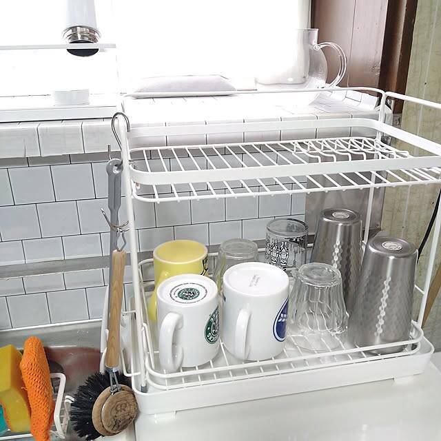 【みんなが選んだ！】キッチンにすっきり置ける水切りラック・かご4選