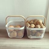 「生活感を抑えて収納♪IKEAのかごで整うすっきりした暮らしアイデア」の画像2