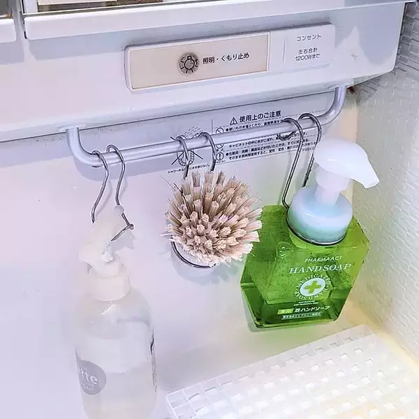 こんな使い方もできるんです♪セリアのステンレスフックシリーズを活用した収納アイデア