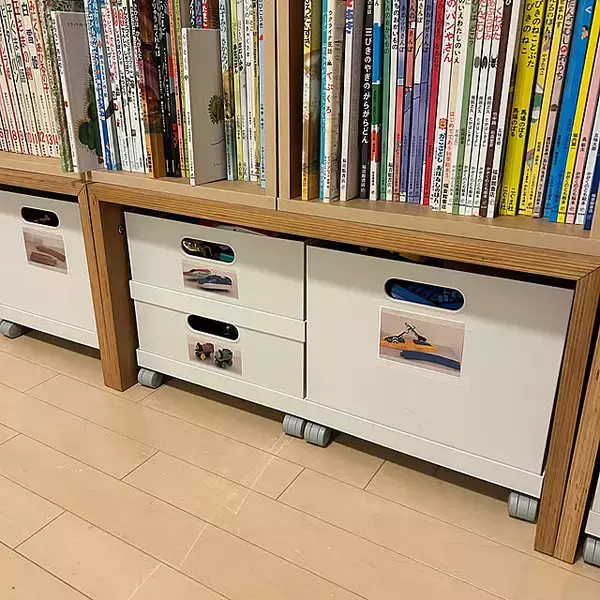 「無印良品のキャスター付き収納が便利♪暮らしに合わせて使える実例集」の画像