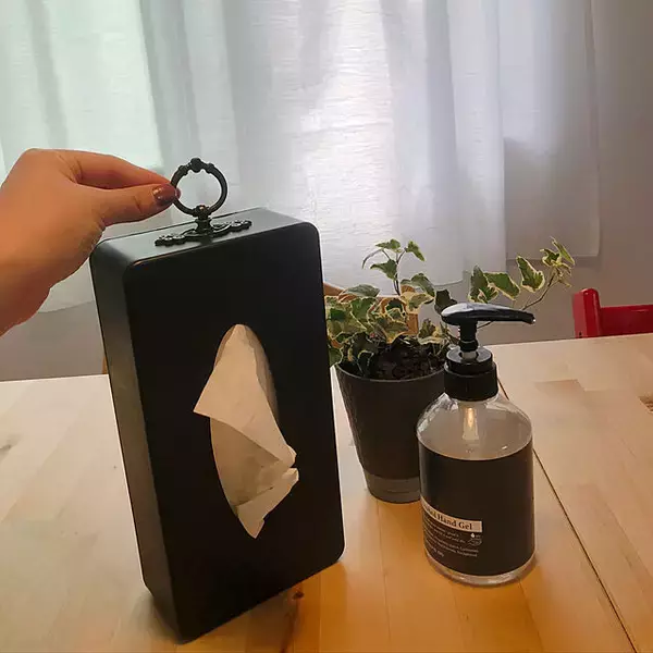 「テーブルアクセントにおすすめ♪試してみたいティッシュケースのDIYアイデア」の画像