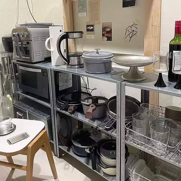 「キッチンをIKEAで整える！ユーザーさんが活用している家具や収納アイテムをご紹介」の画像