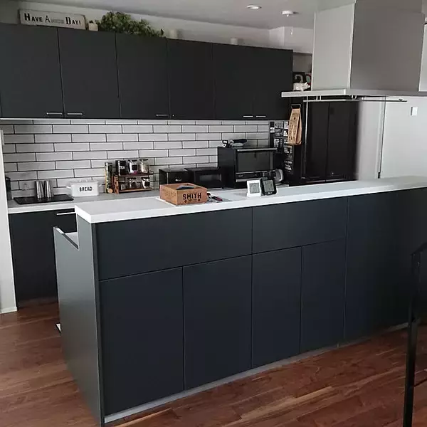 「お店みたいで憧れる♡カッコ良くて使いやすい理想のキッチンカウンター」の画像