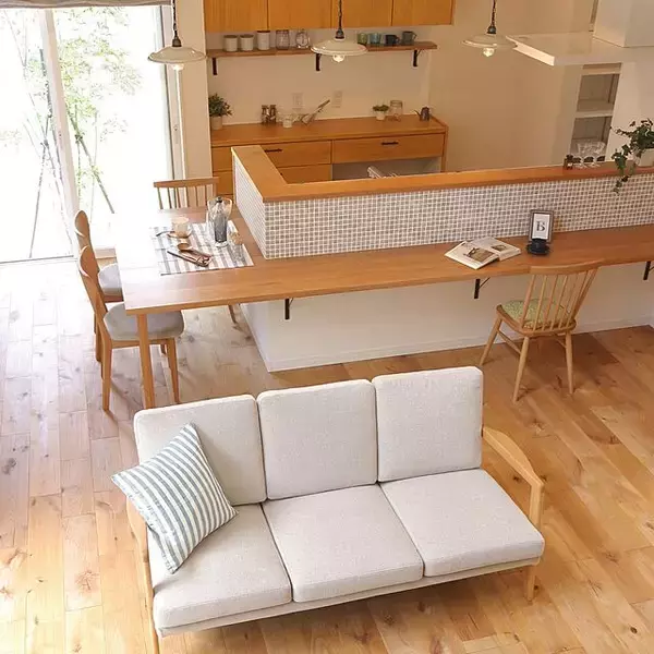 「お店みたいで憧れる♡カッコ良くて使いやすい理想のキッチンカウンター」の画像