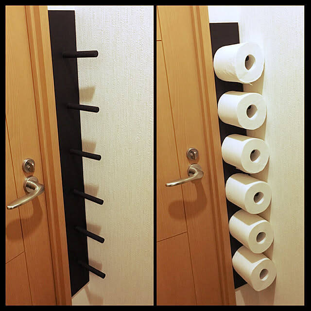 清潔さと見た目の美しさを両立させる。ストック用トイレットペーパーの収納方法