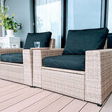 「自宅で癒しのリゾート気分が味わえる！IKEAの屋外チェア&テーブル活用実例」の画像1