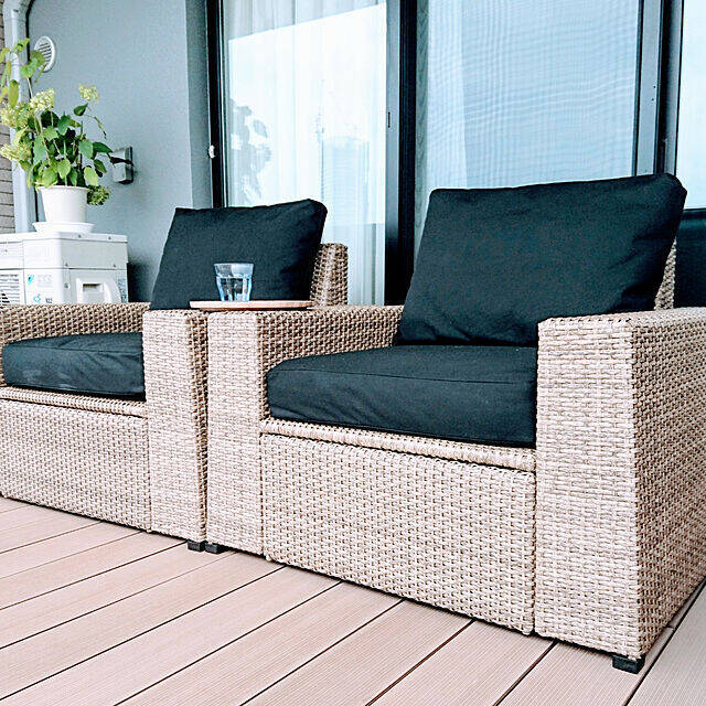 自宅で癒しのリゾート気分が味わえる！IKEAの屋外チェア&テーブル活用実例