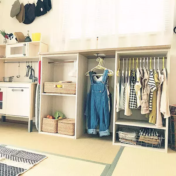 「和室インテリアになじむ♪ニトリのアイテムで叶える和室の収納づくり」の画像