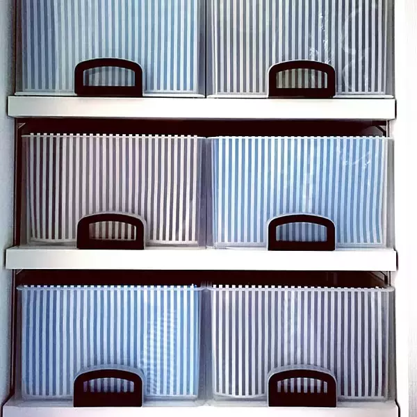 「便利さとインテリア性を両立！参考にしたい衣装ケースの目隠しアイデア」の画像