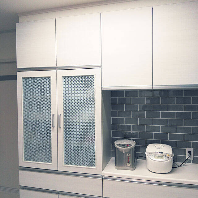 海外風のモダンな雰囲気がたまらない。サブウェイタイルをDIYで