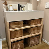 「見た目も使い勝手もアップ！暮らし上手さんの洗面所収納術6選」の画像4