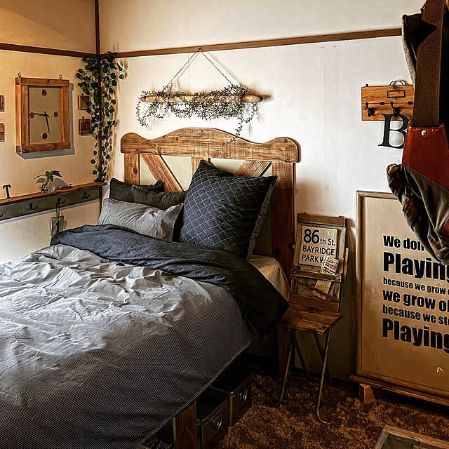 心地よく眠れる雰囲気のいい寝室に♡質感もデザインも豊富にそろうニトリの掛け布団カバー