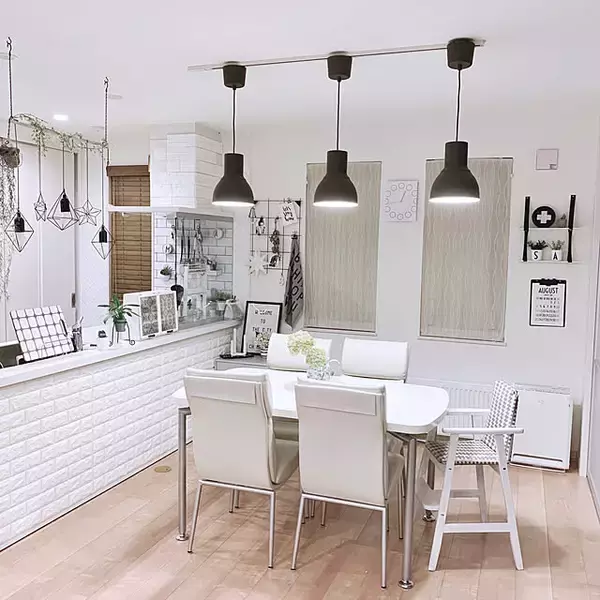 「お部屋の印象を決める♡IKEAのペンダントライトでセンス光る空間」の画像