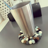 「おうち時間に手軽に楽しめる♪100均のアイテムを使ったコースターDIY」の画像1