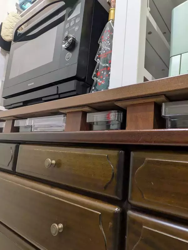 「「家具の高さをピタッと揃える！段差解消パーツの作り方」 by mi-saさん」の画像