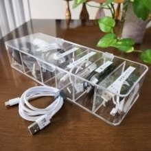 絡まりを防いで出し入れしやすい！スッキリ収まるダイソーのコード収納