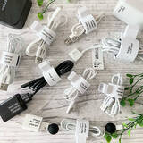 「絡まりを防いで出し入れしやすい！スッキリ収まるダイソーのコード収納」の画像2