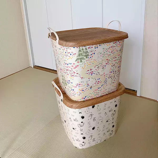 「家の中をすっきり片付け☆整理整頓に役に立つ収納ボックス」の画像