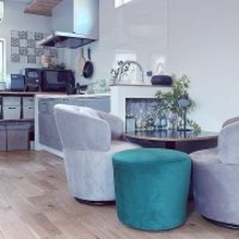 「造作カウンターがいい仕事♪幸せオーラをまとう爽やかキッチン」 by tomatoさん