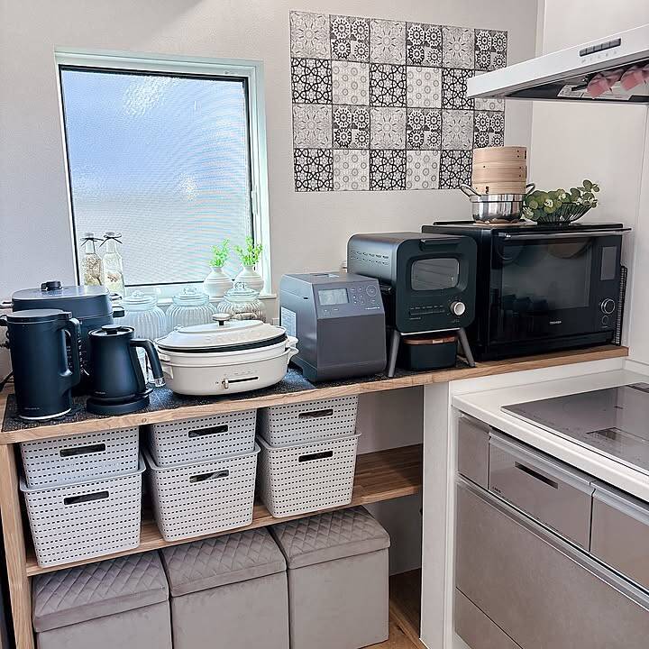 「造作カウンターがいい仕事♪幸せオーラをまとう爽やかキッチン」 by tomatoさん