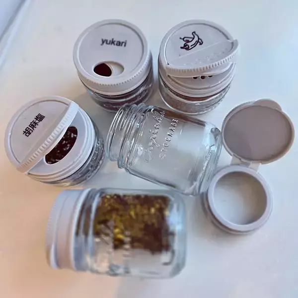 「ダイソーアイテムで叶います♪使いやすさも見た目もGOODな調味料収納」の画像