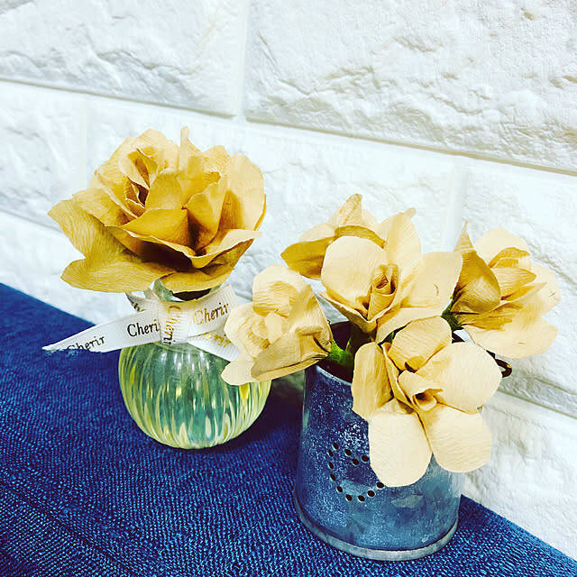 いつもの消耗品がインテリアアイテムになる！コーヒーフィルターを使った手作り作品