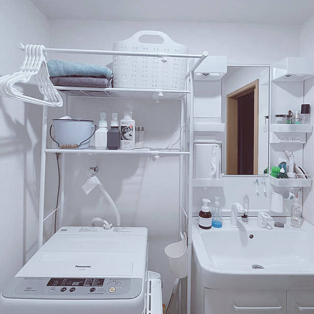 限られたスペースを活かして洗濯機まわりをスッキリ使いやすく！IKEAのアイテムを活用したランドリー収納