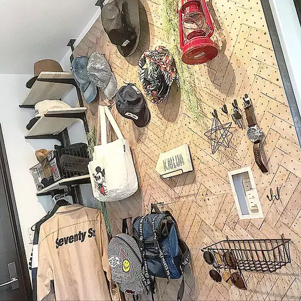 「アメリカンな魅力がたまらない！あこがれのヘリンボーンをDIYで」の画像