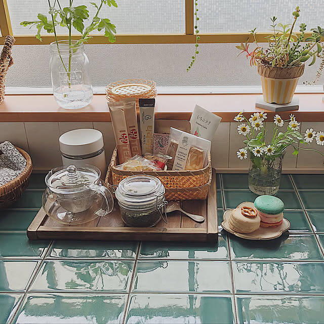 疲れたときにすぐ手に取れる♪お茶セットの置き方アイデア6選