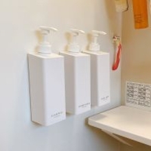 詰め替えて水回りを快適に♪お好みに合わせて選べる山崎実業のディスペンサーがある暮らし