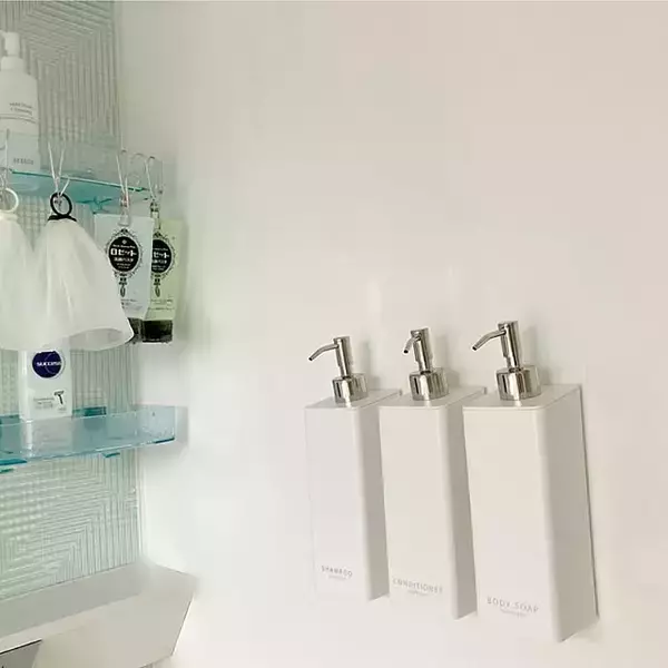 「詰め替えて水回りを快適に♪お好みに合わせて選べる山崎実業のディスペンサーがある暮らし」の画像