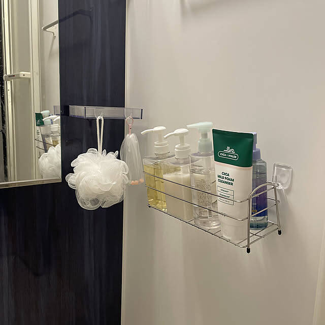 100均で整えるお風呂収納♪すっきり片付けてお掃除しやすい空間に