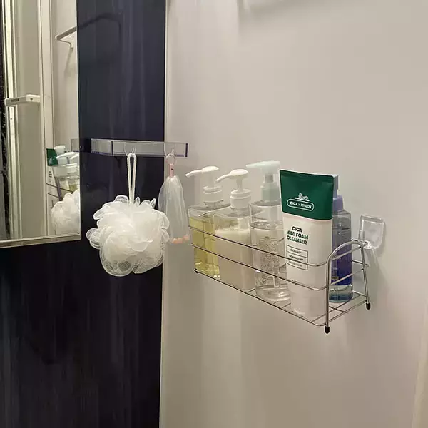 「100均で整えるお風呂収納♪すっきり片付けてお掃除しやすい空間に」の画像