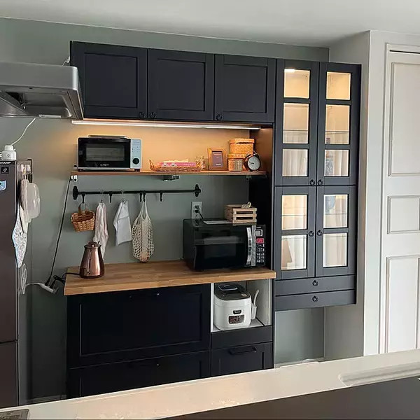 カップボードで憧れに近付ける！建売住宅で叶えた海外風キッチン」 by 