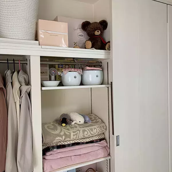 「「30m2。白とピンクでふんわり可愛い、どこを見ても幸せな部屋づくり」 by marrorinさん」の画像