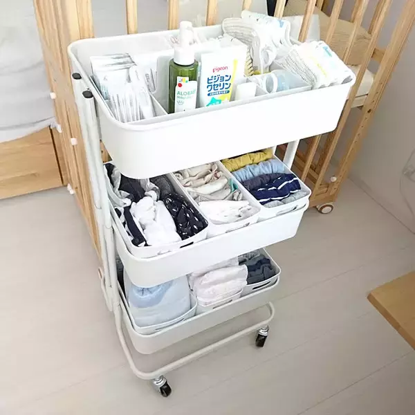 「ストレスフリーで快適に☆赤ちゃんグッズの収納アイデア」の画像