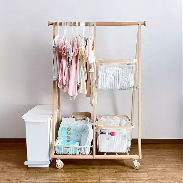 「ストレスフリーで快適に☆赤ちゃんグッズの収納アイデア」の画像