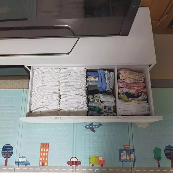 「ストレスフリーで快適に☆赤ちゃんグッズの収納アイデア」の画像