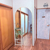 「軽量タイプから収納付きまで♪お部屋に合った置き方で選ぶ全身鏡」の画像6