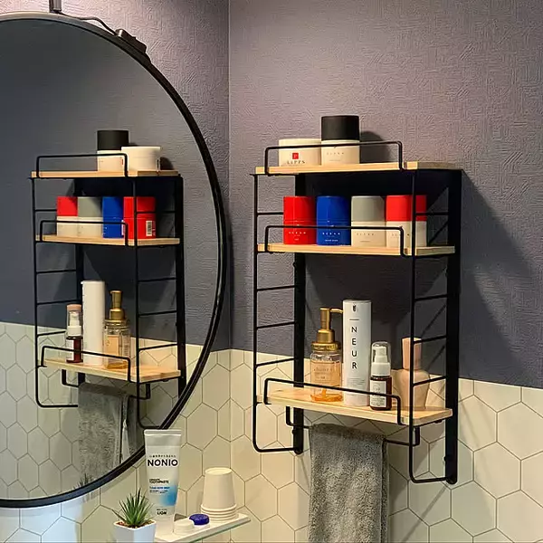 見た目も使い勝手もばっちりな壁面に。ウォールシェルフDIYの実例6選