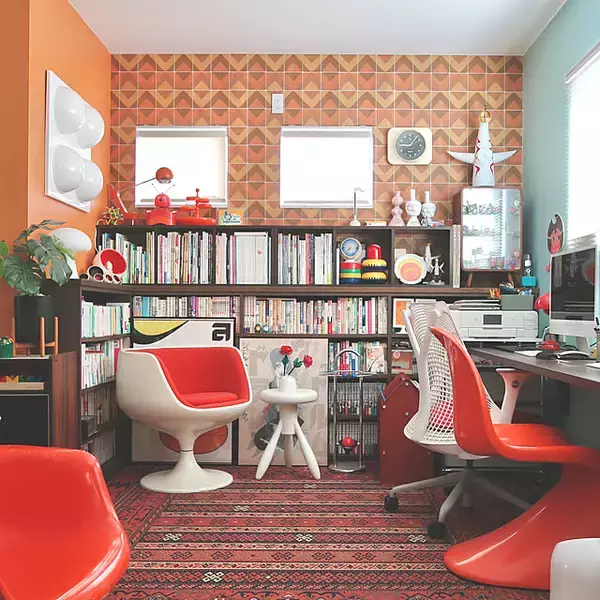 「遊び心のあるお部屋にしたい方にもモダン感を楽しみたい方にも！ミッドセンチュリーインテリア実例」の画像