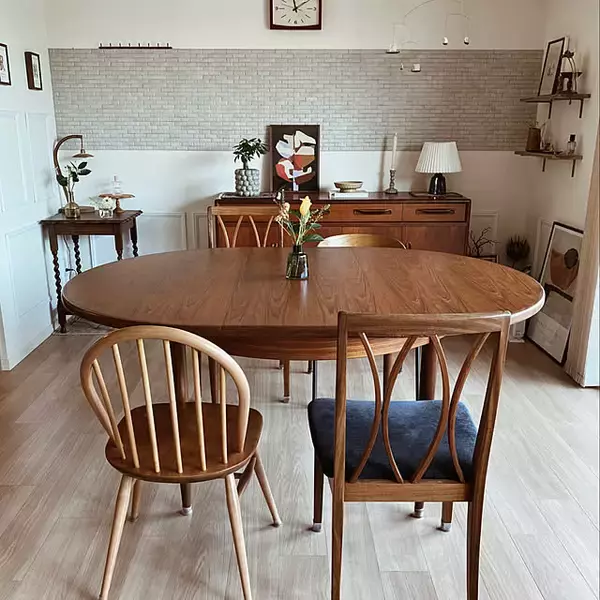 「遊び心のあるお部屋にしたい方にもモダン感を楽しみたい方にも！ミッドセンチュリーインテリア実例」の画像