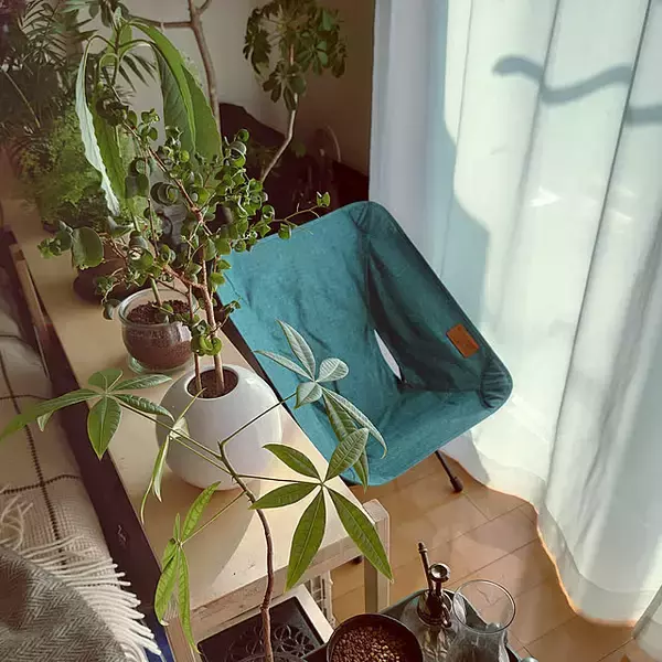 「アウトドアの快適さをリビングに♪ヘリノックスのチェアがあるインテリア実例6選」の画像