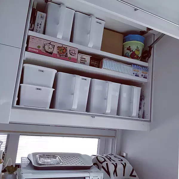 「食器棚も収納ケースもおまかせ♪ニトリのアイテムで作るキッチン収納」の画像
